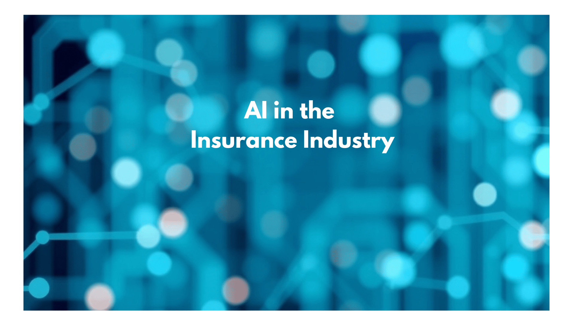 AI risks and opportunities for the insurance industry.